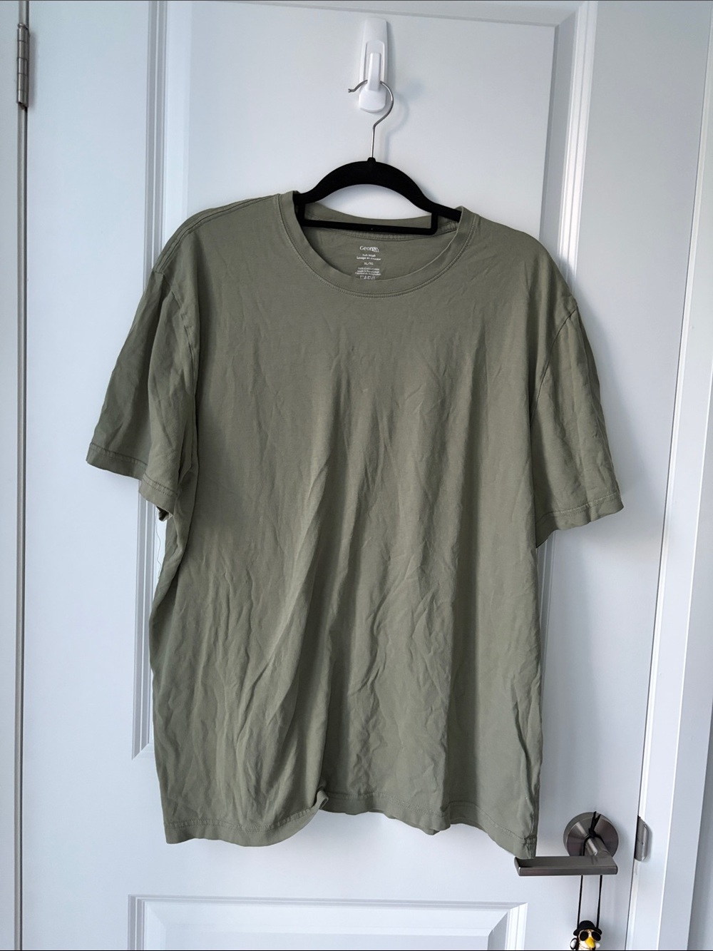 George Men’s Olive Green Crew Neck T-Shirt